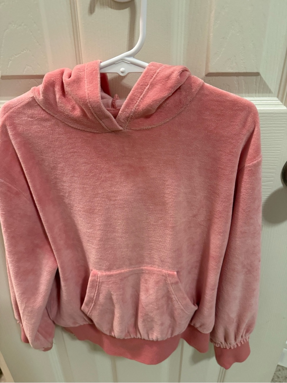 Cozy Plush Pink Hoodie - girls Tops